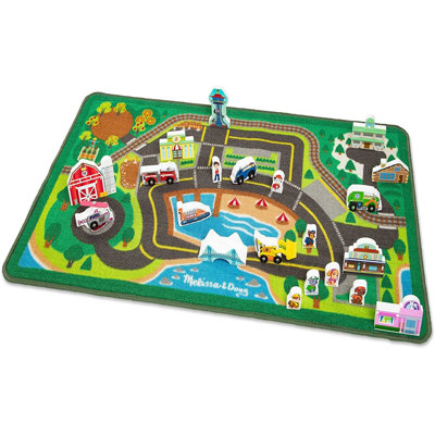 4 in. L 28 in. - Thick Nap Mat Fabric Playmat Baby Gym