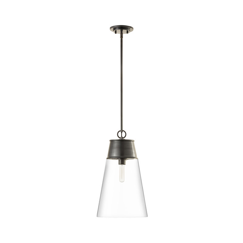 Bertina 1 - Light Single Pendant, Plated Bronze, 102.5" H x 11.5" W x 11.5" D
