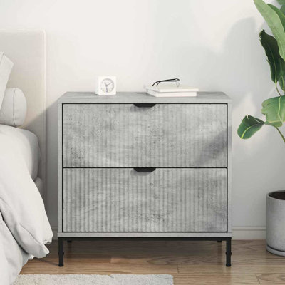 63.5cm W Manufactured Wood Bedside Table