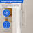 56"-60" W X 74" H Single Sliding Frameless Shower Door 8Mm Thickened Tempered Glass Stainless Steel Hardware-125316972