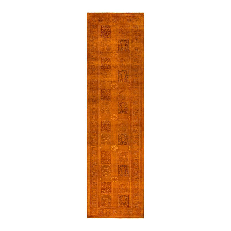 Fine Vibrance One-of-a-Kind 3' 1" X 11' 8" Hand Knotted Area Rug