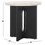 Table d'appoint Malachi Travertine-388039483