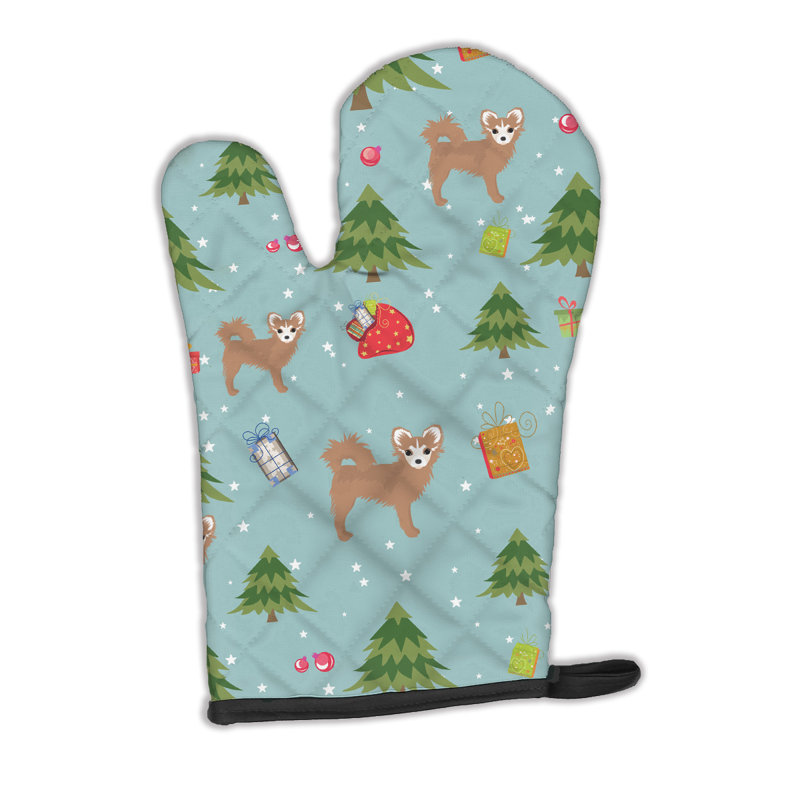 Gant de cuisine Silloth Longhair Chihuahua, Blanc brun clair