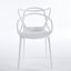 Ensemble de salle à manger 1 + 4,5pièces, table de salle à manger à pieds en métal de style Mid-Century pour 4 à 6 personnes avec plateau en panneau de fibres à densité moyenne, table de salle à manger à piédestal, table basse de loisirs, blanc-123290069-123290074-123290068