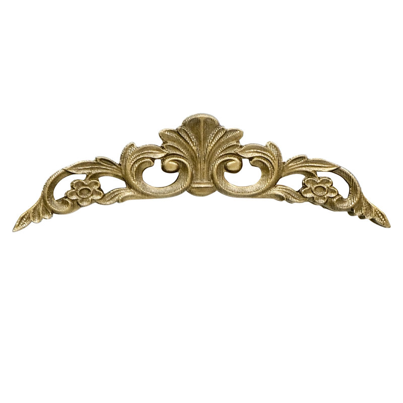 Kherington Vintage Metal Decorative Wall Mirror, 30" x 32", Gold, Round