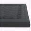 L 59,05 po x l 35,43 po, table de salle à manger en aluminium coulé avec cadre noir