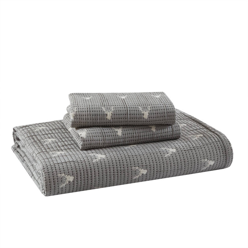 Reversible Polyester Rustic Charm Coverlet For Cozy Bedrooms