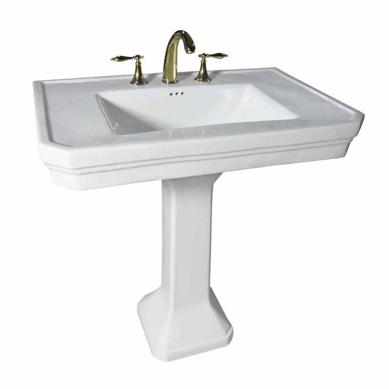 Darby Home Co Dunkle 22'' Reno-Gloss Vitreous China Rectangular Bathroom Sink with Overflow