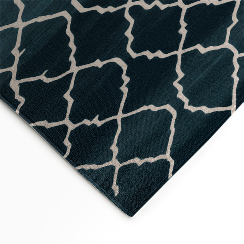 Tapis gris intérieur et extérieur Trellis, Rectangle 9 pi x 12 pi