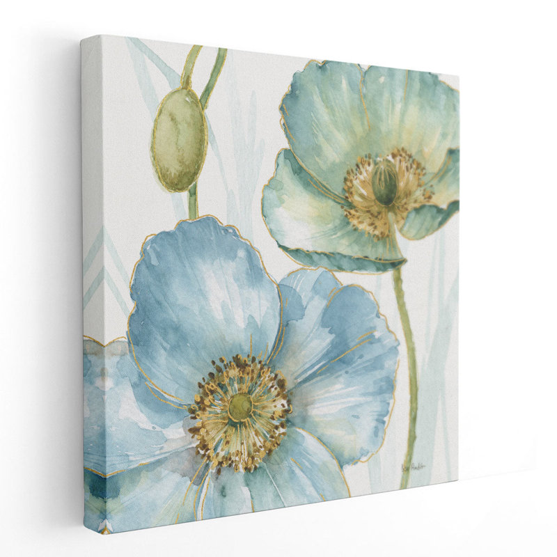 «My Greenhouse Flowers II», reproduction d'art sur toile, H 12 po x l 12 po