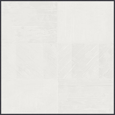 Neutral Strie Grid Print by Thom Filicia