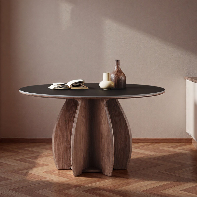 Table de salle à manger Vintage, H 29,5 po x L 59,1 po x l 59,1 po