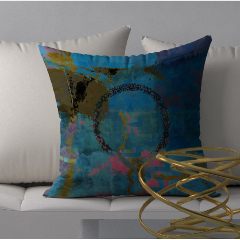 Housse et insert de coussin carré Spicey Rich, 20 po X 20 po