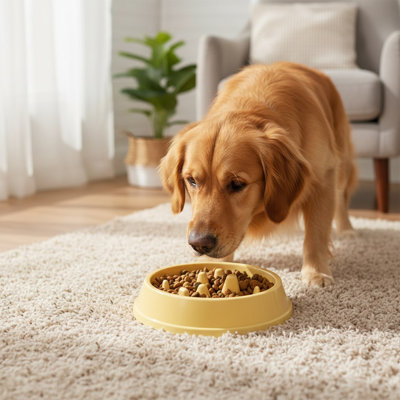 Bol à nourriture lente pour animaux de compagnie pour chiens de petite et moyenne taille