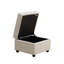 Canapé-lit modulaire convertible avec canapé-lit modulaire et repose-pieds avec rangement, canapé reconfigurable pour salon, appartement et petit espace-410676426