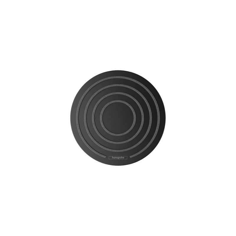 hansgrohe Pulsify S Showerhead 105 1-Jet, 1.75 GPM, Matte Black, 1.75 GPM