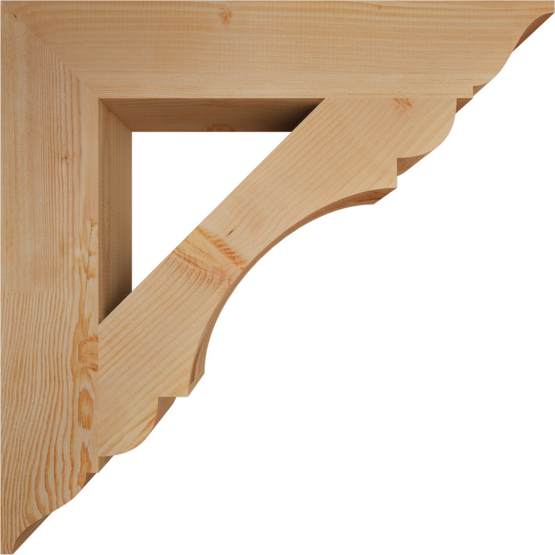 Support olympique traditionnel, H 34 po x l 5,5 po x P 34 po, Douglas (lisse)