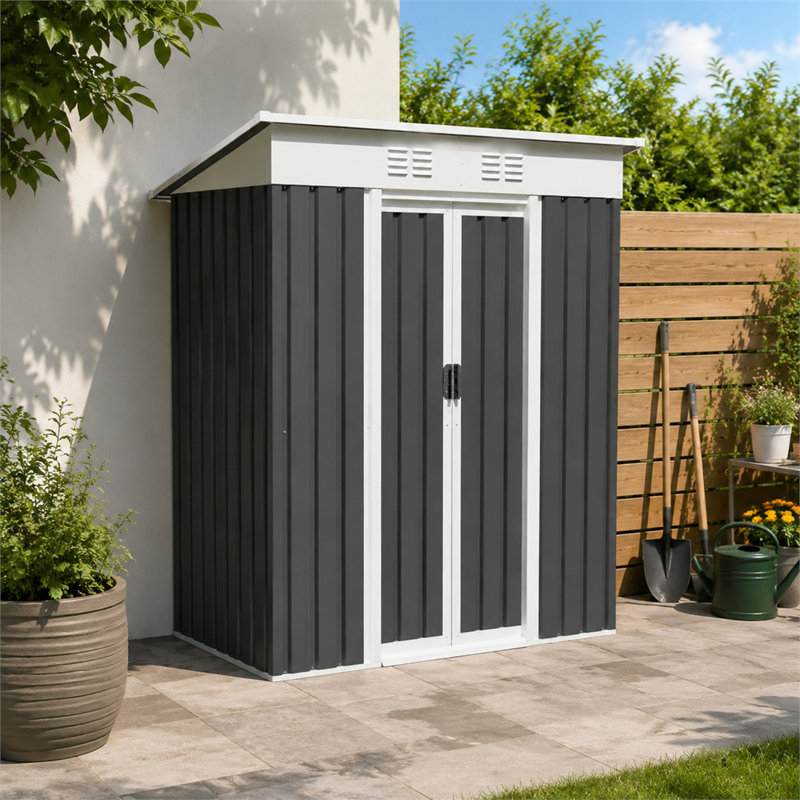 Five by Three Metal Tool Shed