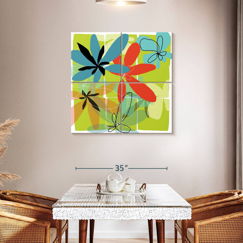 Pop Goes Space IV, 38" H x 38" W