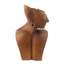Buste en bois Mkenzi