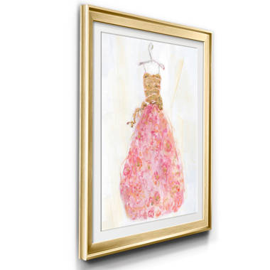 PicturePerfectInternational Barbie®™ In Black Dress With Straw Hat Framed  On Paper by Robert Best Print & Reviews