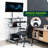 Techorbits Mobile Computer Workstation With Monitor Mount