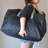 Medium Quilted Storage Bag - Black-615621162