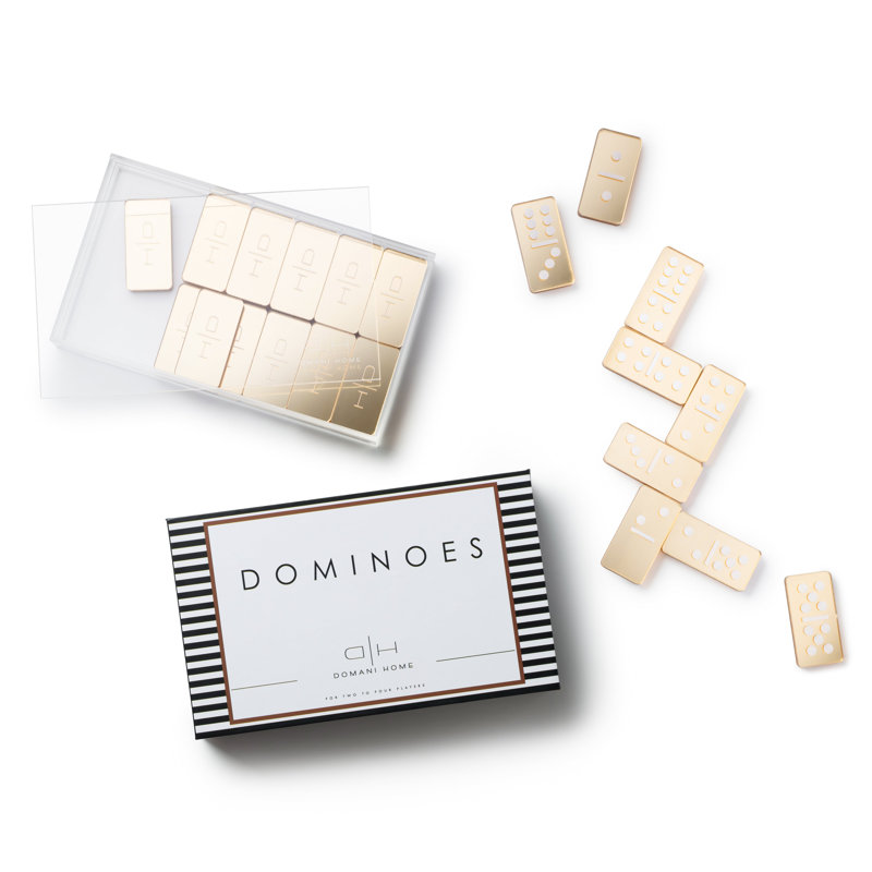 Gold Mirror Dominoes