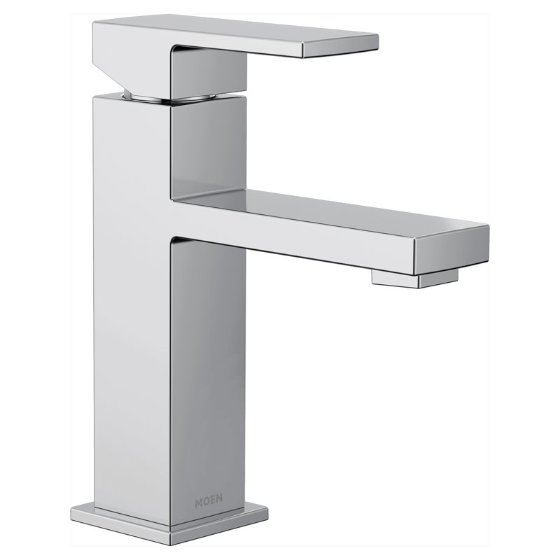 Robinet pour salle de bain à poignée simple avec drain Moen Revyl, Chrome