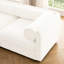 Canapé modulaire en chenille blanc à 4 places en forme de L, rangement, cylindrique-375745265-375745278