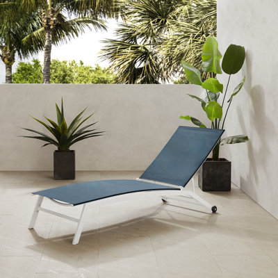 Chaise longue inclinable 77,5 po Debbora