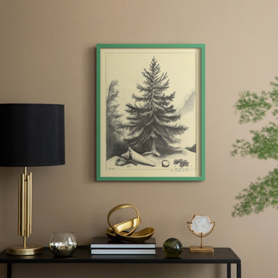 Reproduction d'art encadrée de Noël