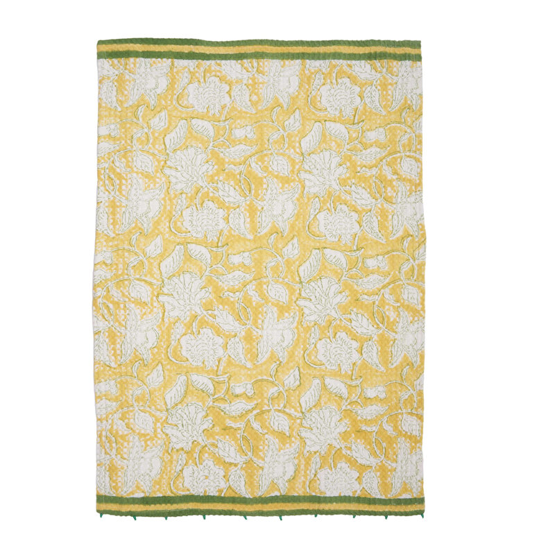 Pocono Dandelion Dishtowel, Yellow