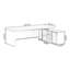 Bureau de direction en bois massif avec tiroirs Burlywood-267117449-267117452