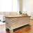 Hand-crafted Solid Wood Large Bench Trunk With Honeycomb Carved Front Panel