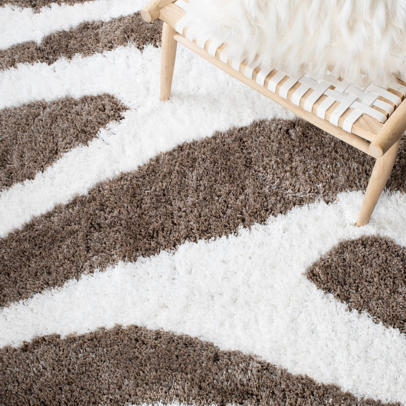 Tapis à imprimé animal touffeté à la main Hempstead Barcelona, Rond 5 pi