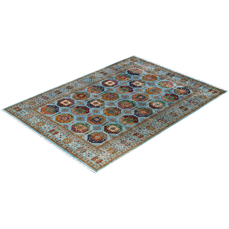 One-of-a-Kind Rectangle 8'9" X 12' Hand Knotted Area Rug