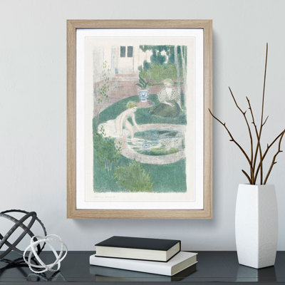 The Reflection in the Fountain by Maurice Denis - Picture Frame Painting