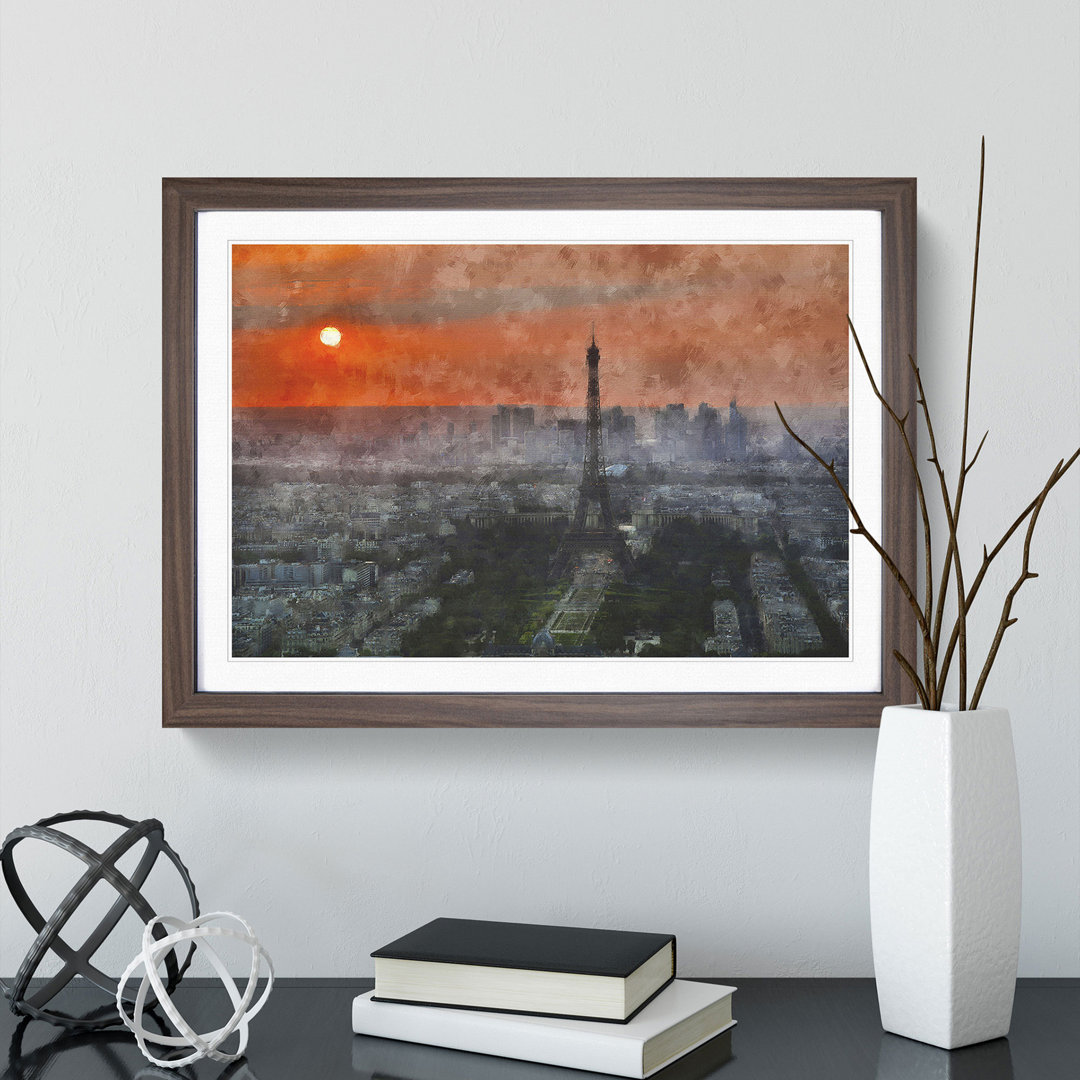 Eiffel Tower Vol.8 - Picture Frame Graphic Art