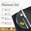 16 Pc Stainless Steel Flatware Set, Service for 4-72591074