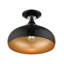 Plafonnier semi-encastré 1 lumière 11,75 po Fiddletown-1399447482