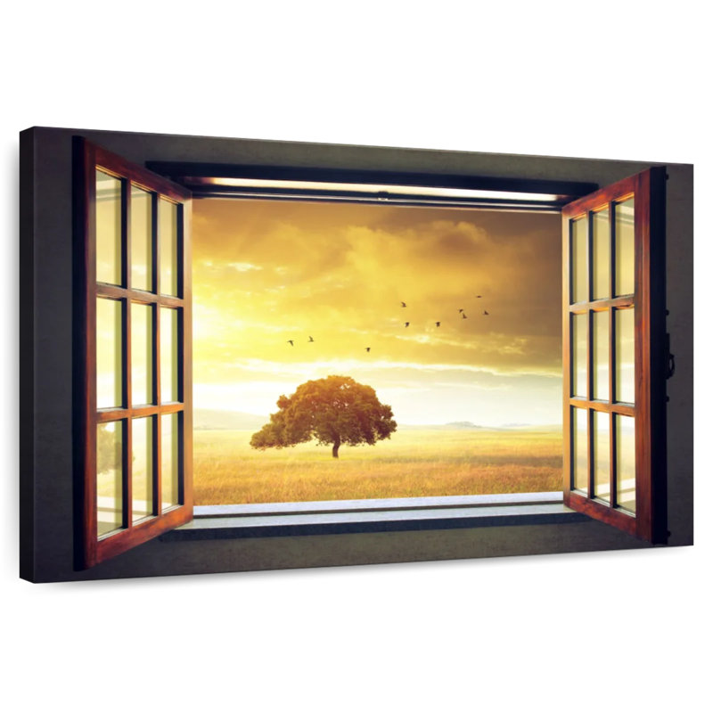 Harnek Sunny Spring Window, 8" H x 12" W