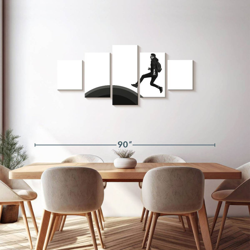 Running Late, 30" H x 68" W