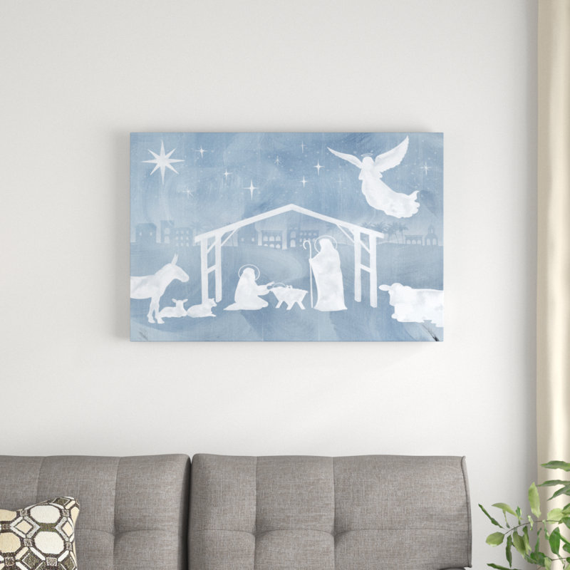 Star of Bethlehem Collection A by Grace Popp - Graphic Art Print, 61cm H x 91cm W, Wrapped Canvas