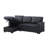 Upholstered Pull Out Sectional Sofa With Chaise