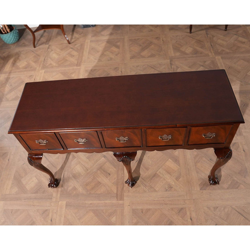 Nelsonville 59 " W Mahogany Solid Wood Buffet Table