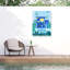 Jardin marocain bolognaise sur impression sur toile-98095285
