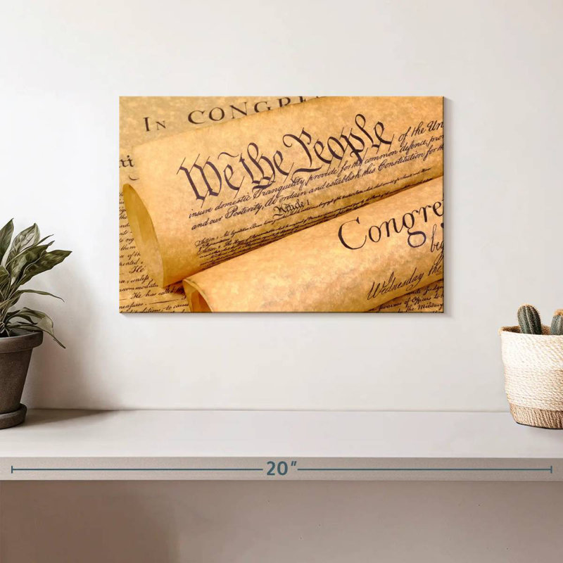 Keiri Declaration Of Independence Documents, 8" H x 12" W