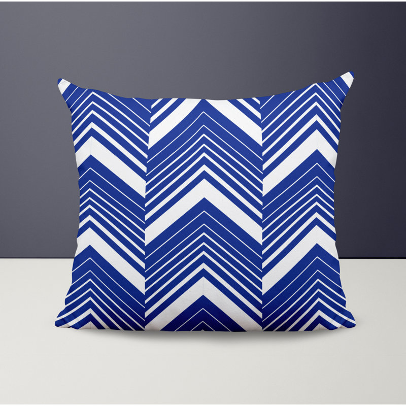 Housse et insert de coussin décoratif en polyester, L 17 po x H 17 po, Bleu marine