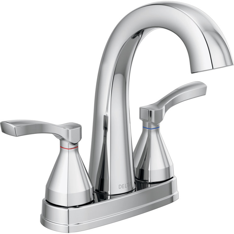 Stryke Centerset Bathroom Faucet with Drain Assembly and DIAMOND™ Seal Technology